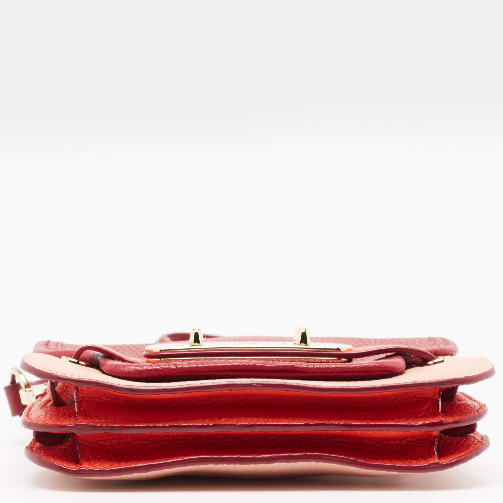 Coach Multicolor Leather Small Swagger Shoulder Bag For Sale 5