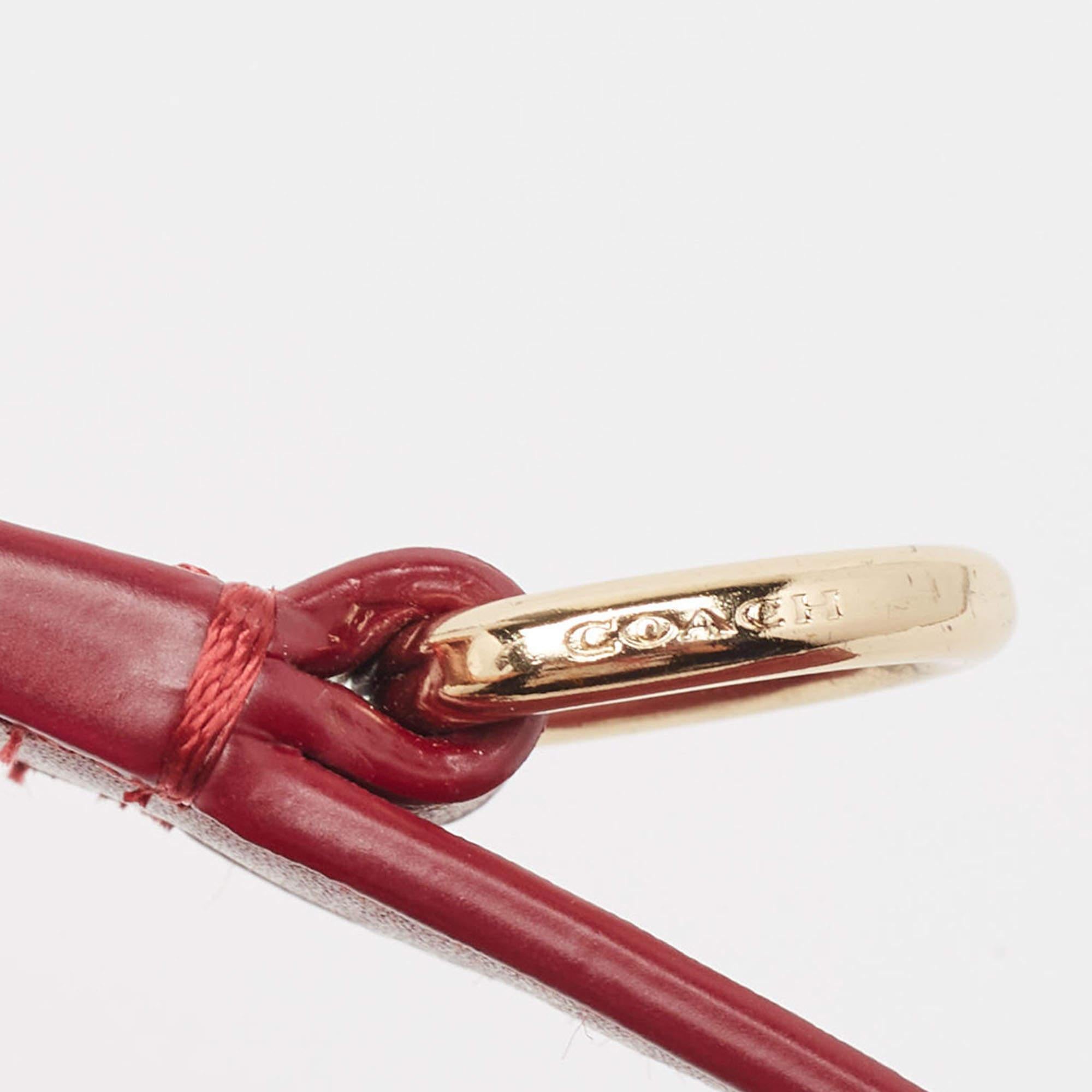 Coach Multicolor Leather Small Swagger Shoulder Bag For Sale 3