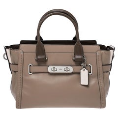 Coach Multicolor Leather Swagger 27 Carryall Satchel