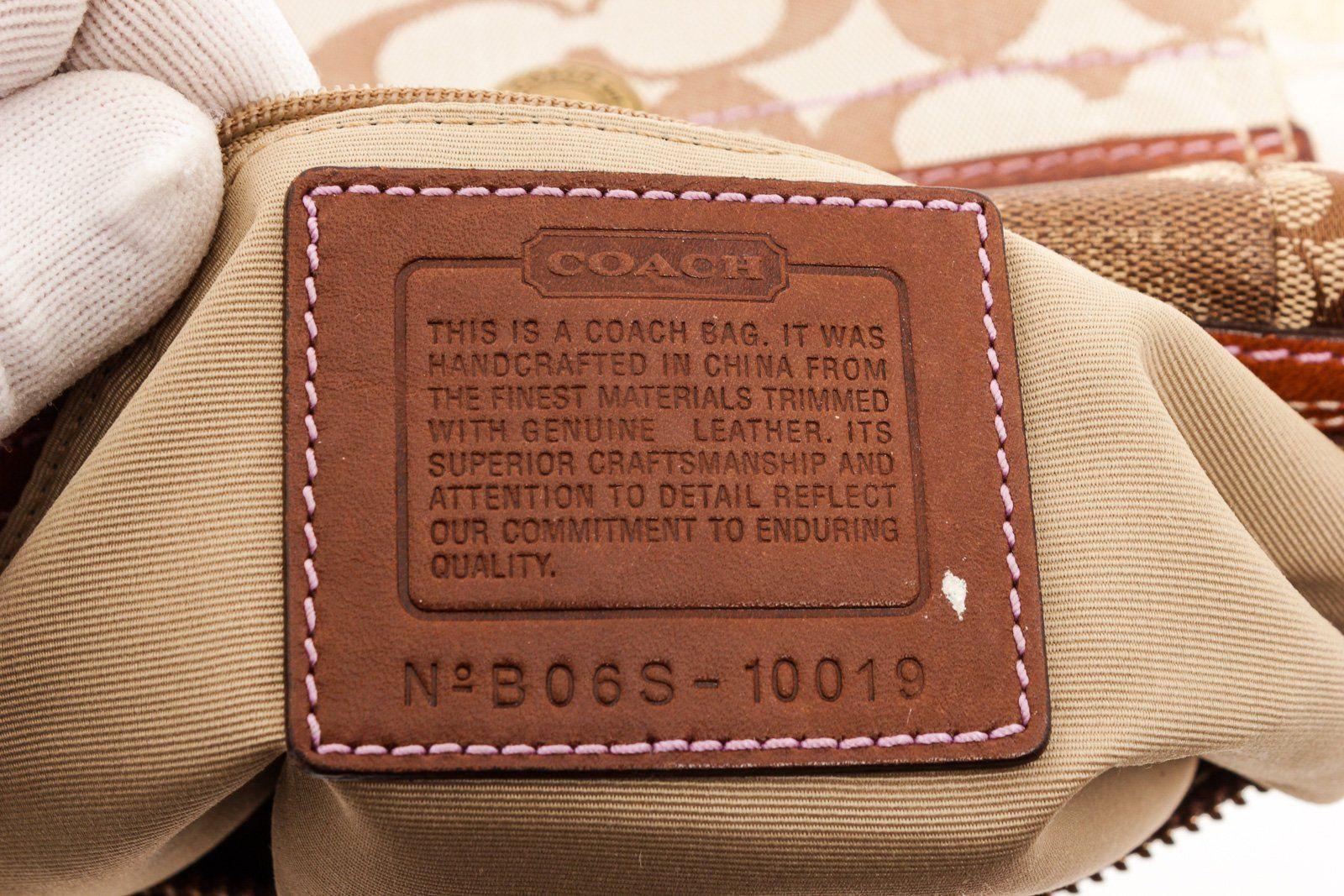 Coach Mehrfarbige Patchwork-Schultertasche aus Segeltuch und Leder Damen im Angebot