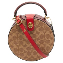 Coach Multicolor Signature Coated Canvas and Lunar New Year Circle Bag