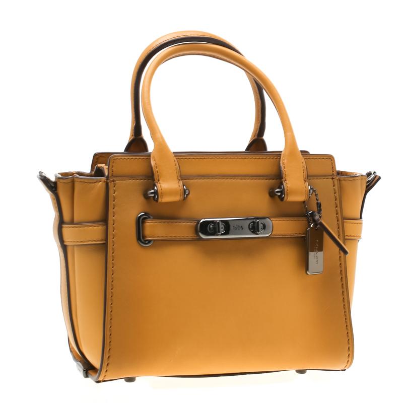 coach mustard bag