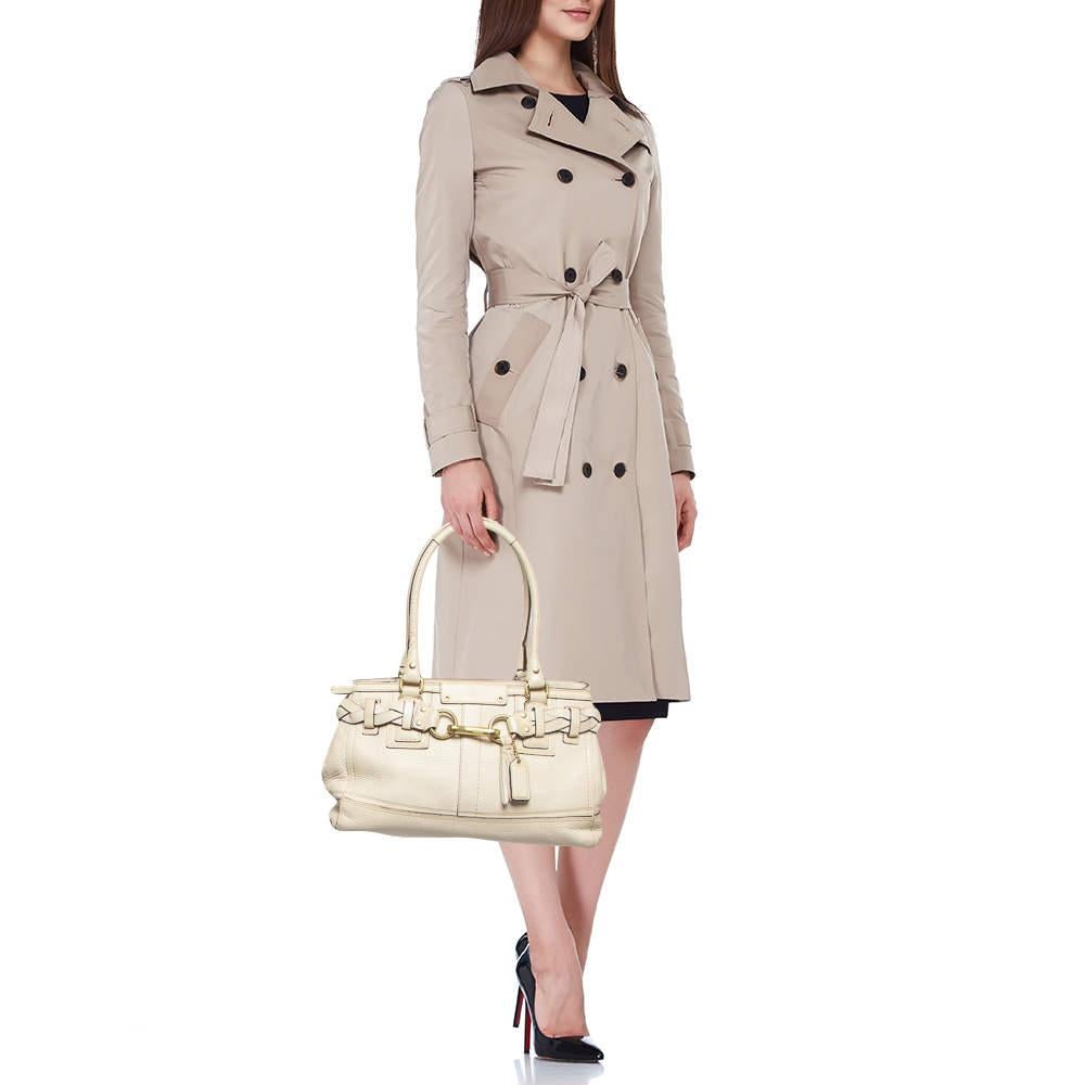 This alluring tote bag for women has been designed to assist you on any day. Convenient to carry and fashionably designed, the tote is cut with skill and sewn into a great shape. It is well-equipped to be a reliable accessory. 