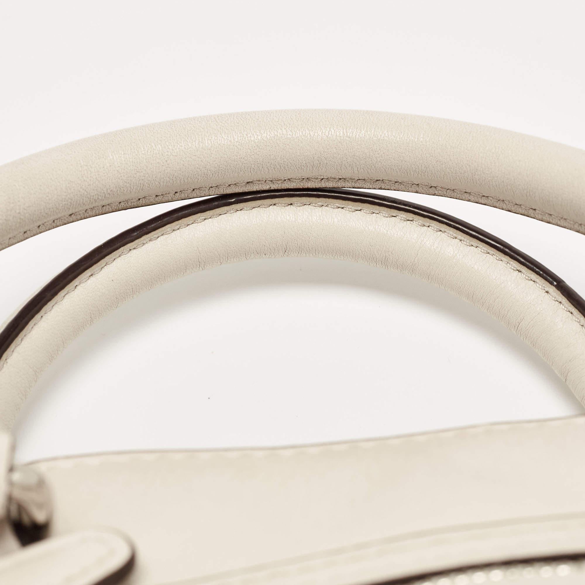 Coach Off White Leather Legacy Tassel Tote 6
