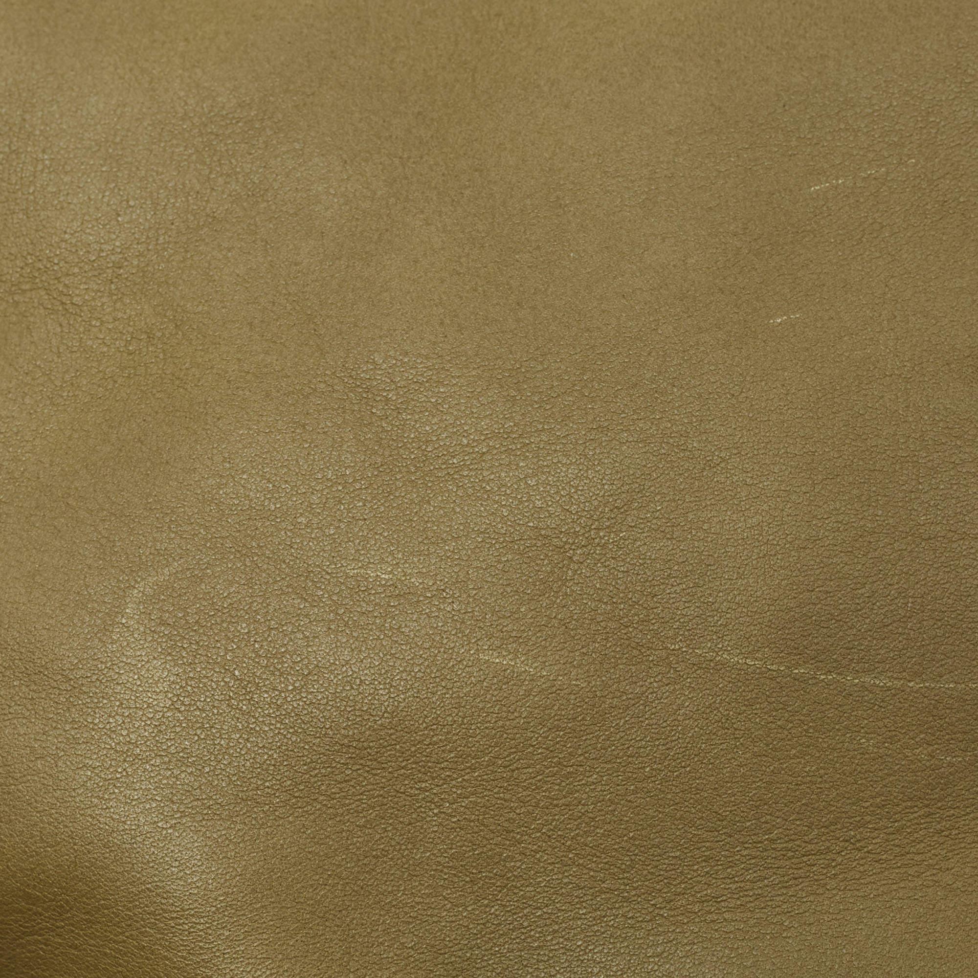 Coach Olive Green Leather Bleecker Bucket Bag 1