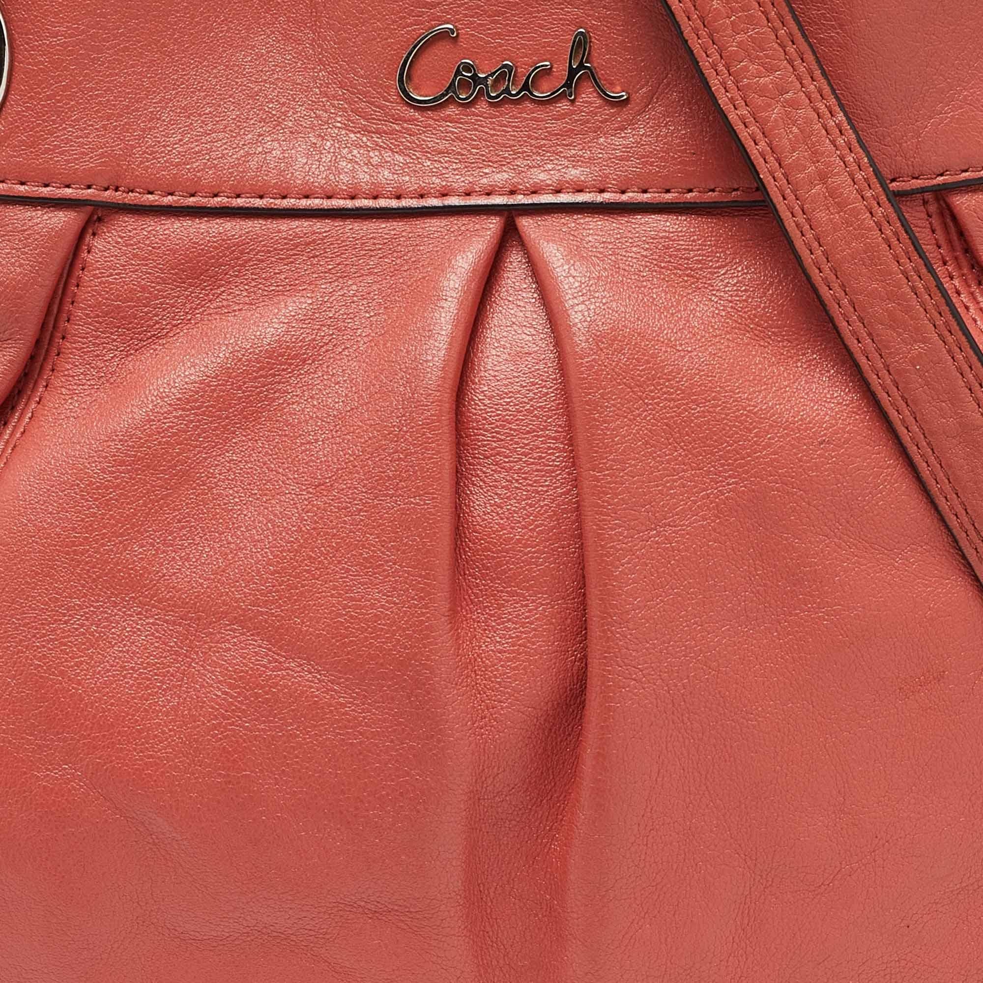 De las mujeres Bolso Coach Ashley Crossbody de piel naranja en venta