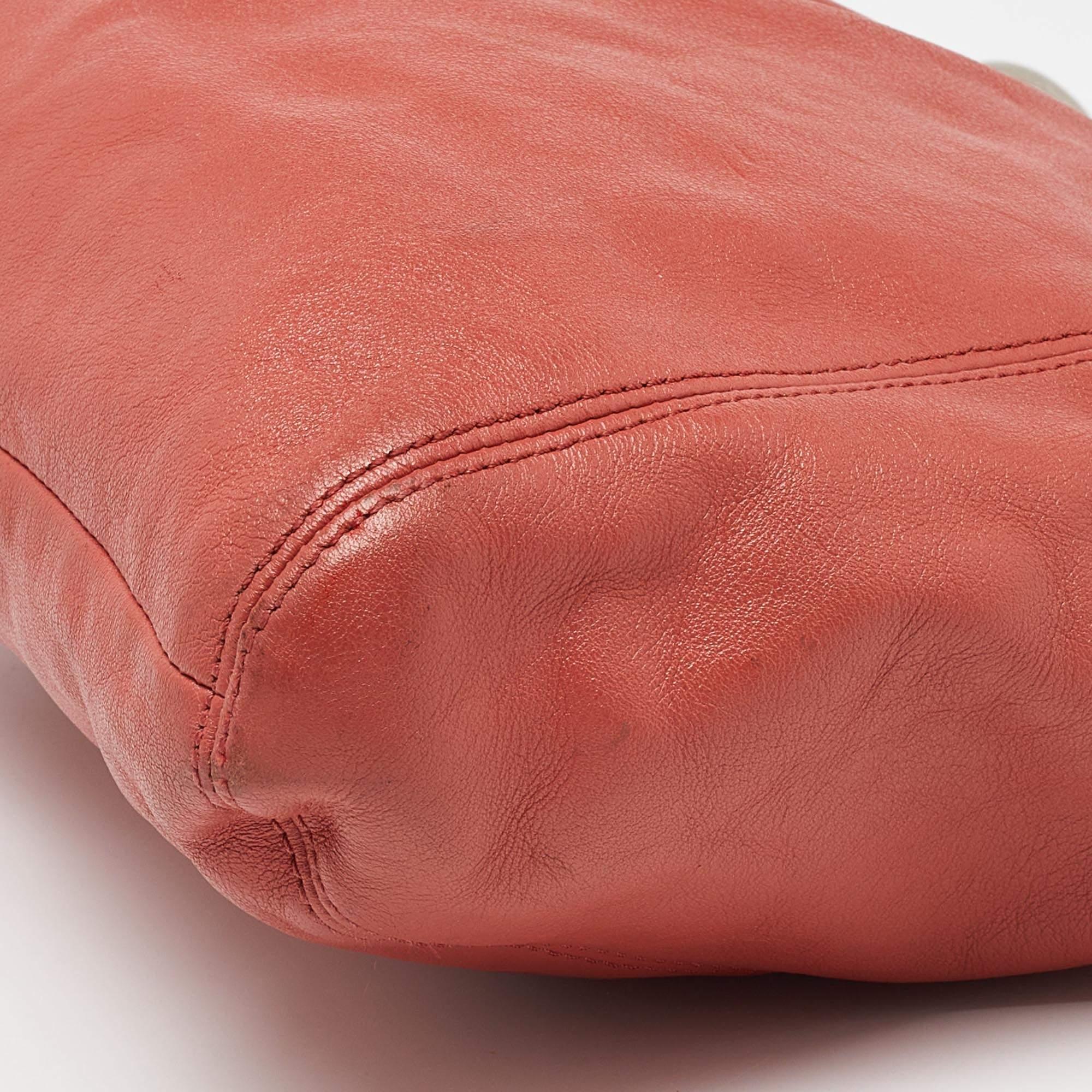 Bolso Coach Ashley Crossbody de piel naranja en venta 4