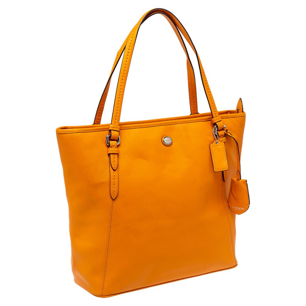coach orange bag