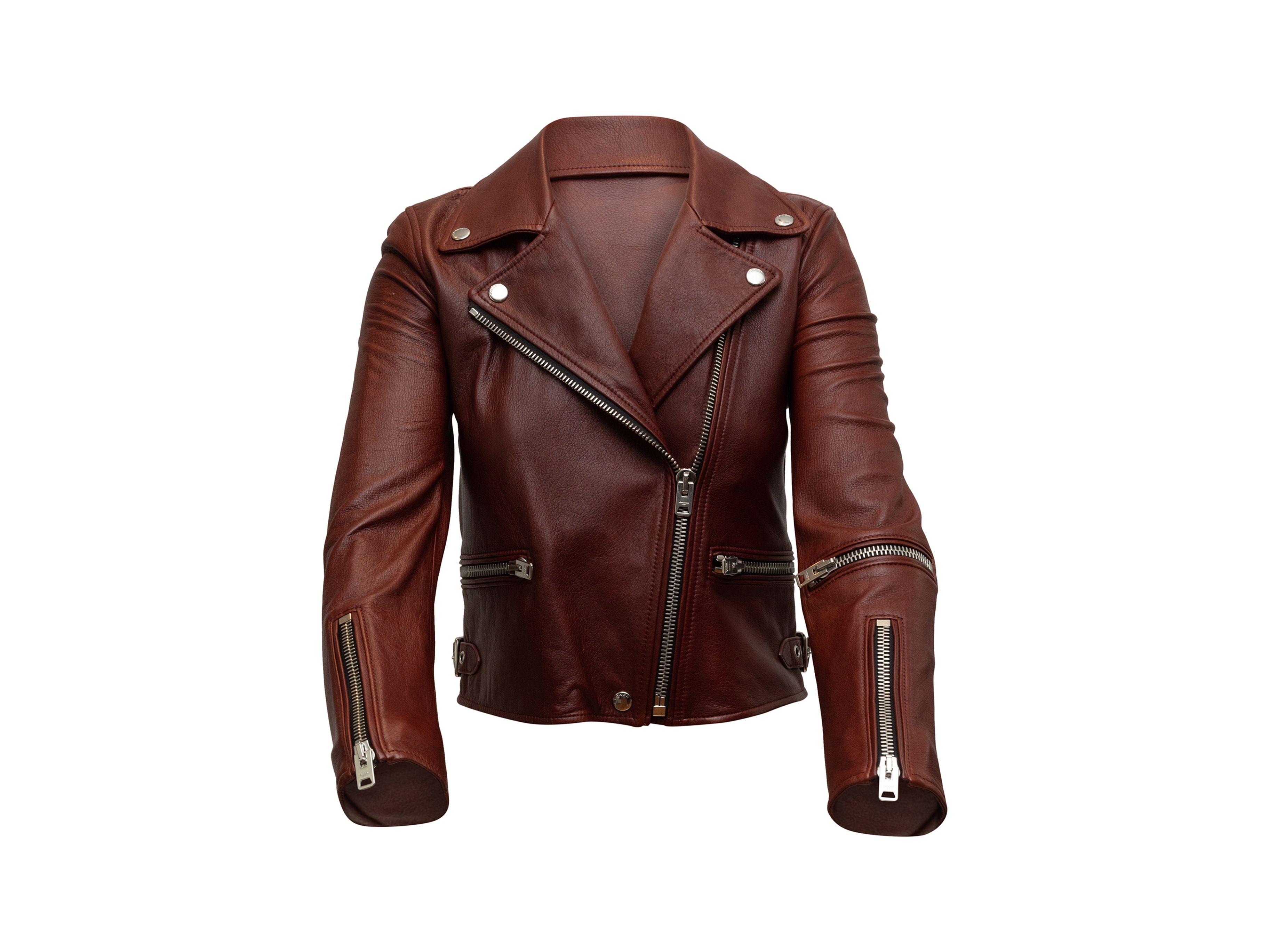 oxblood jacket