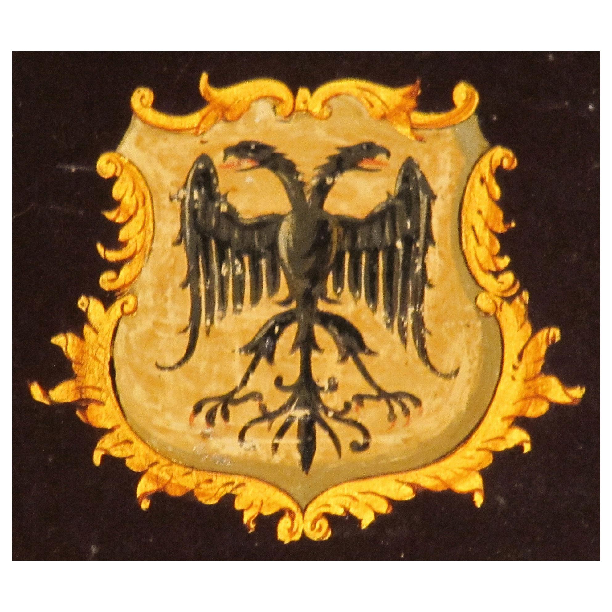 Coach, Panel, 18 Century, English, George III, Coat of Arms, or, Gilded, Eagle