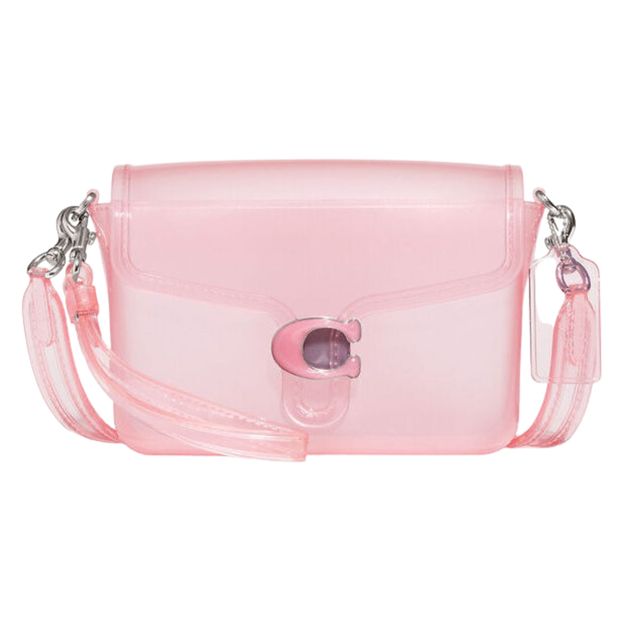 Coach Pink Jelly Tabby Shoulder Bag For Sale