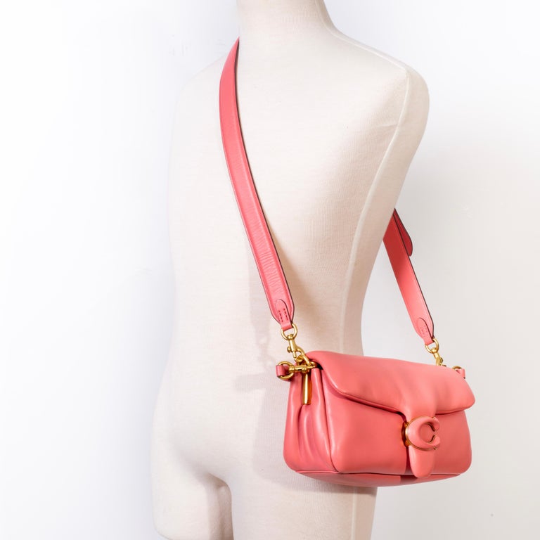 Coach Pink Leather Pillow Tabby Shoulder Bag at 1stDibs | l2081 