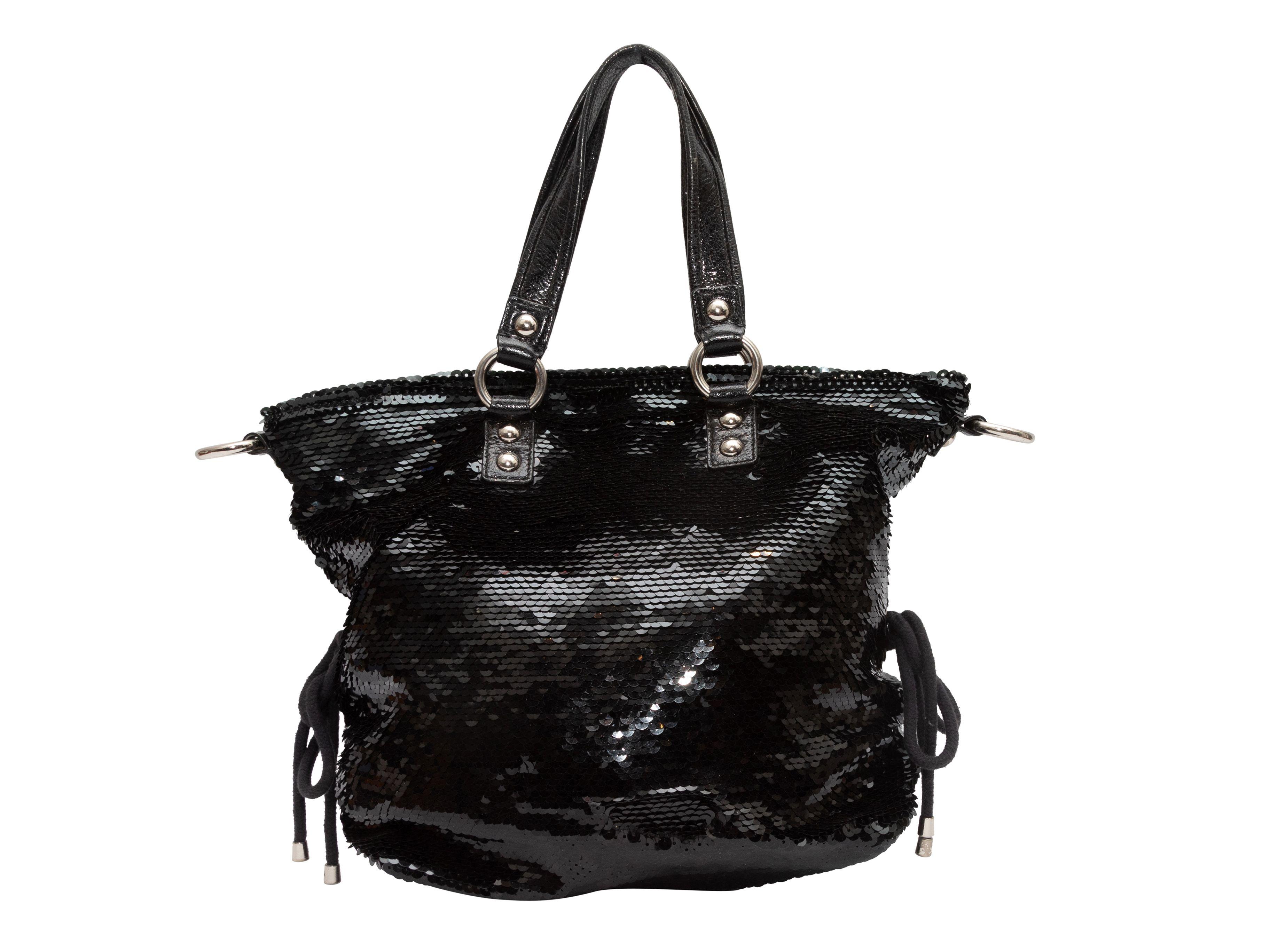 Coach Poppy Black Limited Edition Sequined Handabg 2
