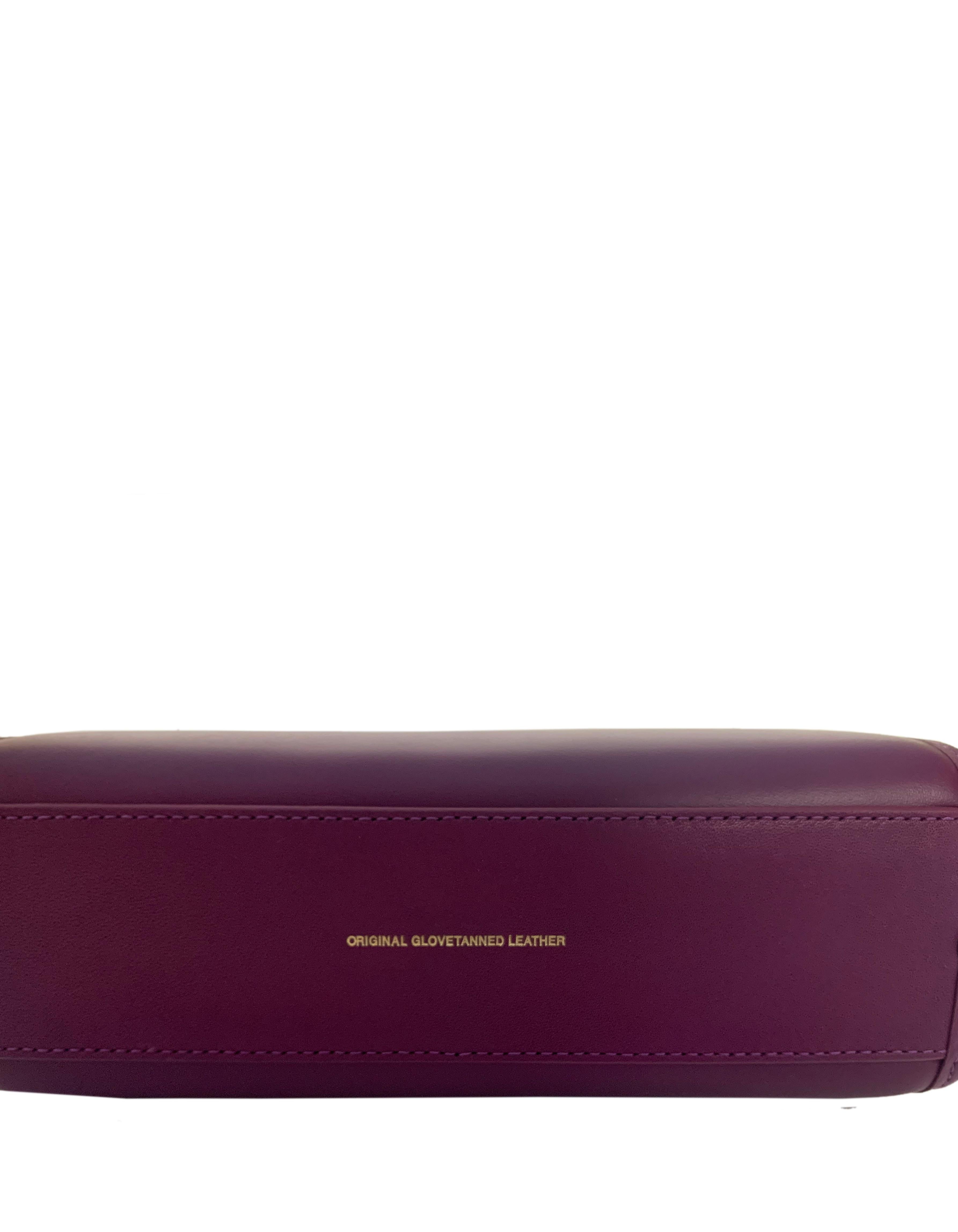 purple coach purse
