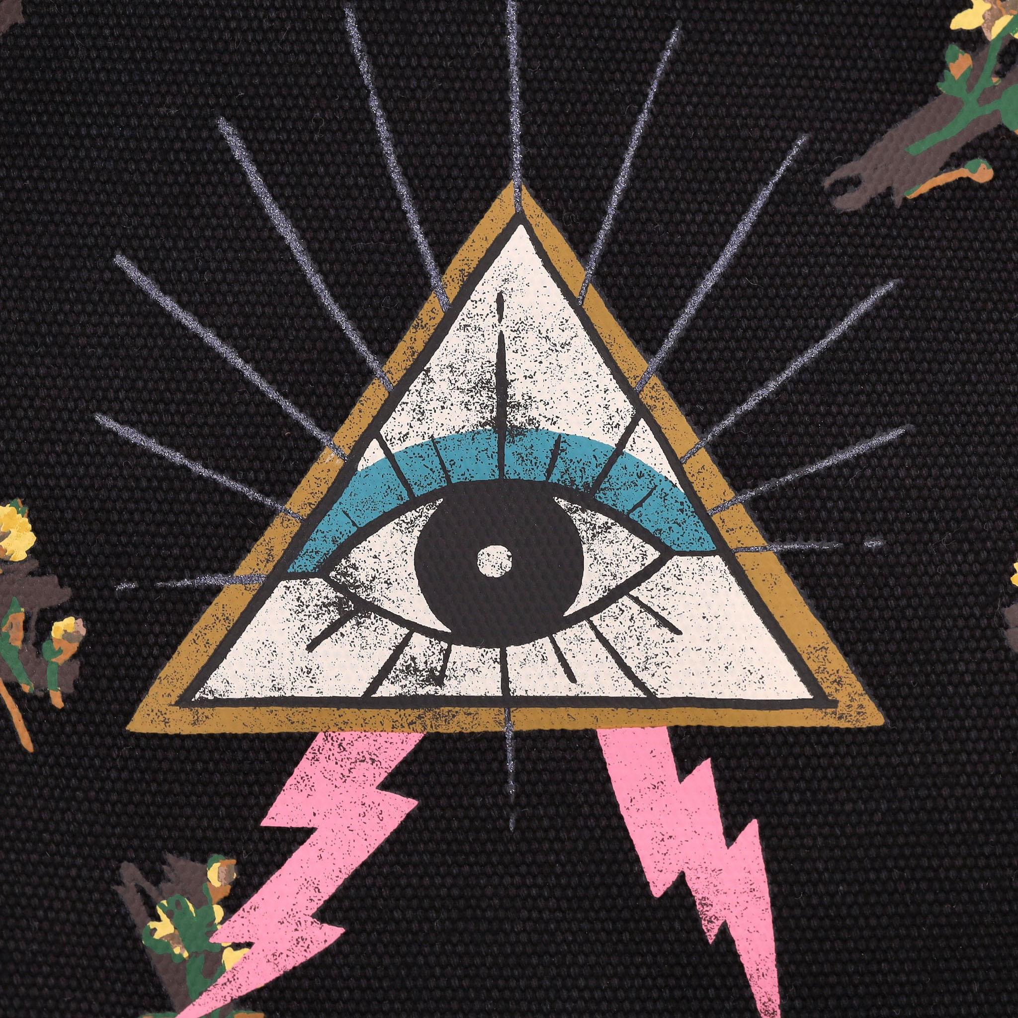 Coach Pyramid Eye Canvas Tote Bag For Sale 1