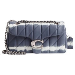 Coach Quilted Blue Tie Dye Tabby Shoulder Bag 26