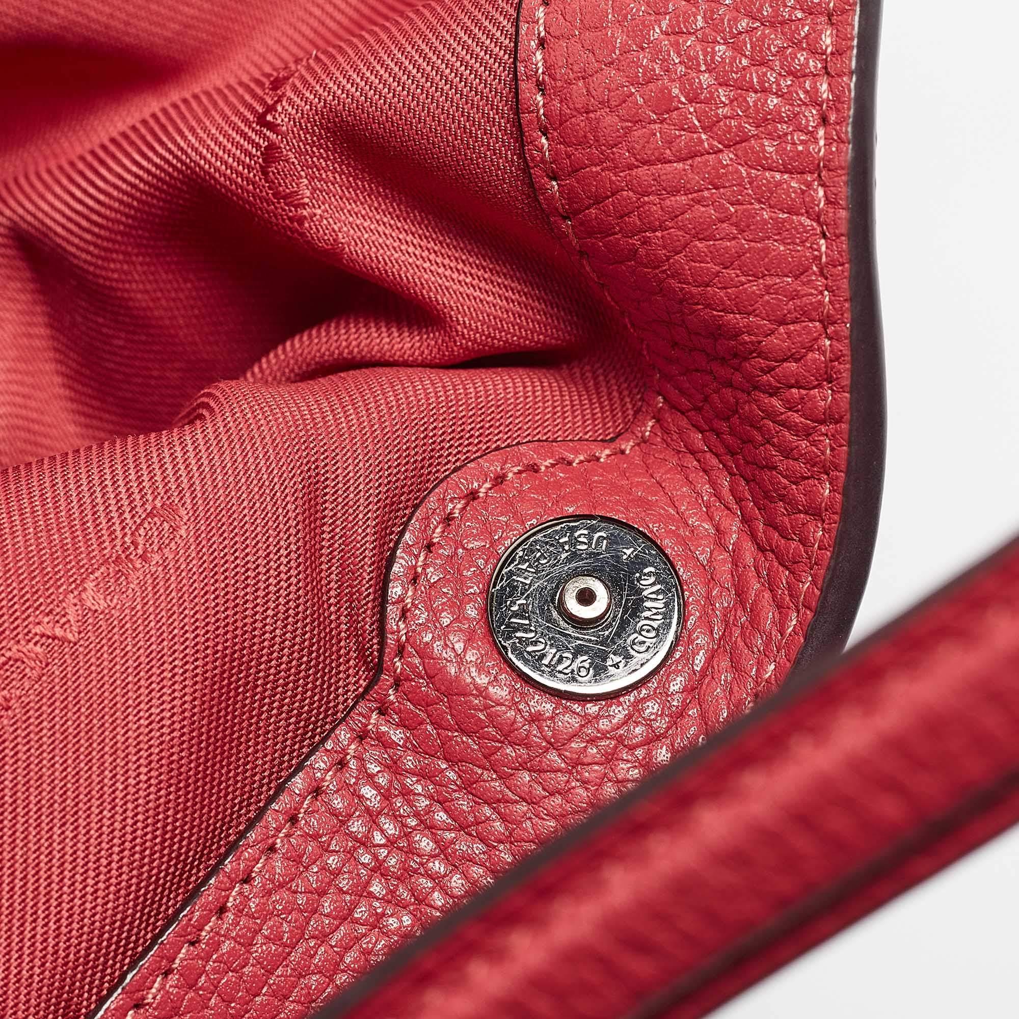 Coach Red Leather Edie 31 Shoulder Bag 4