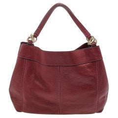 Coach Red Leather Small Lexy Tote