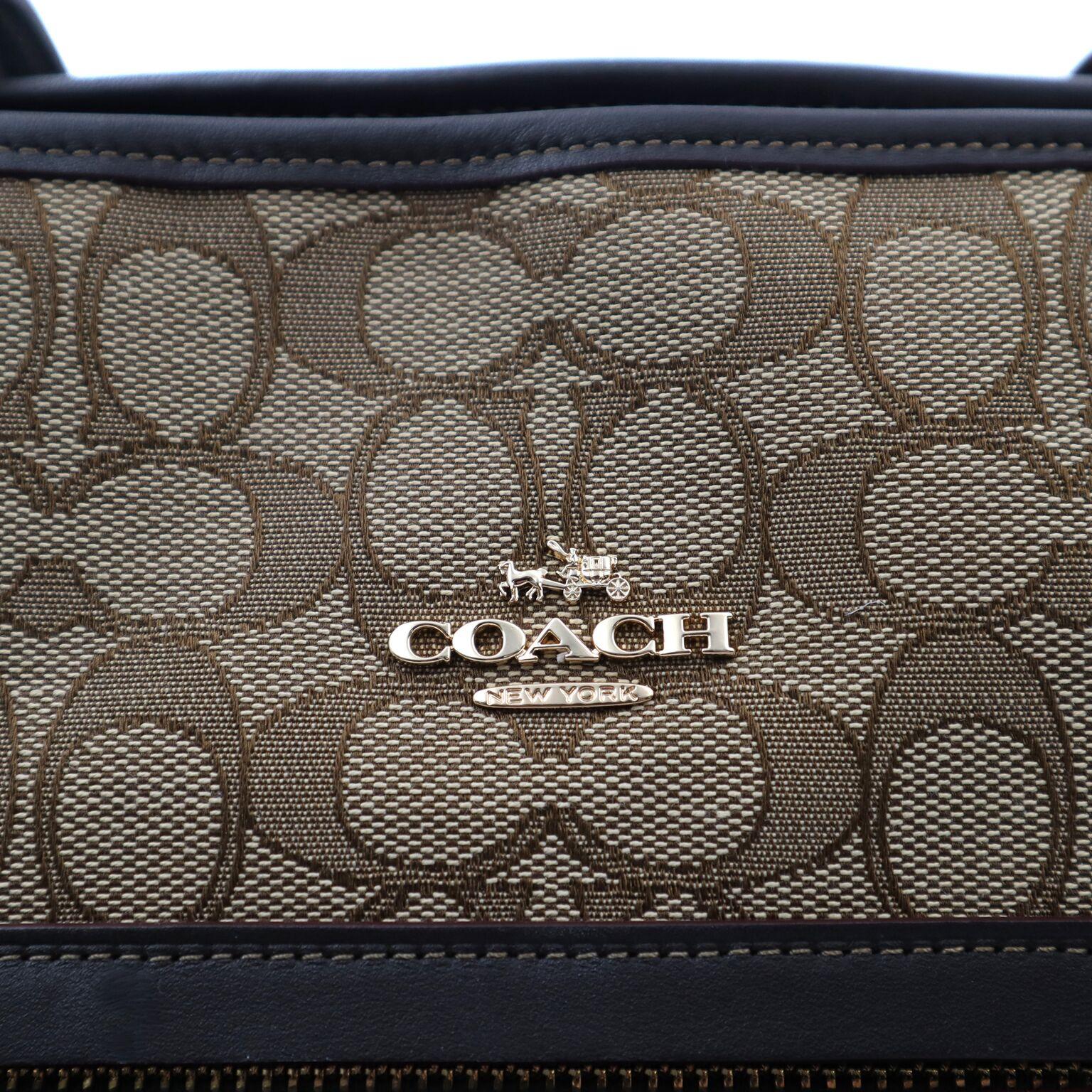 coach brown tote bag