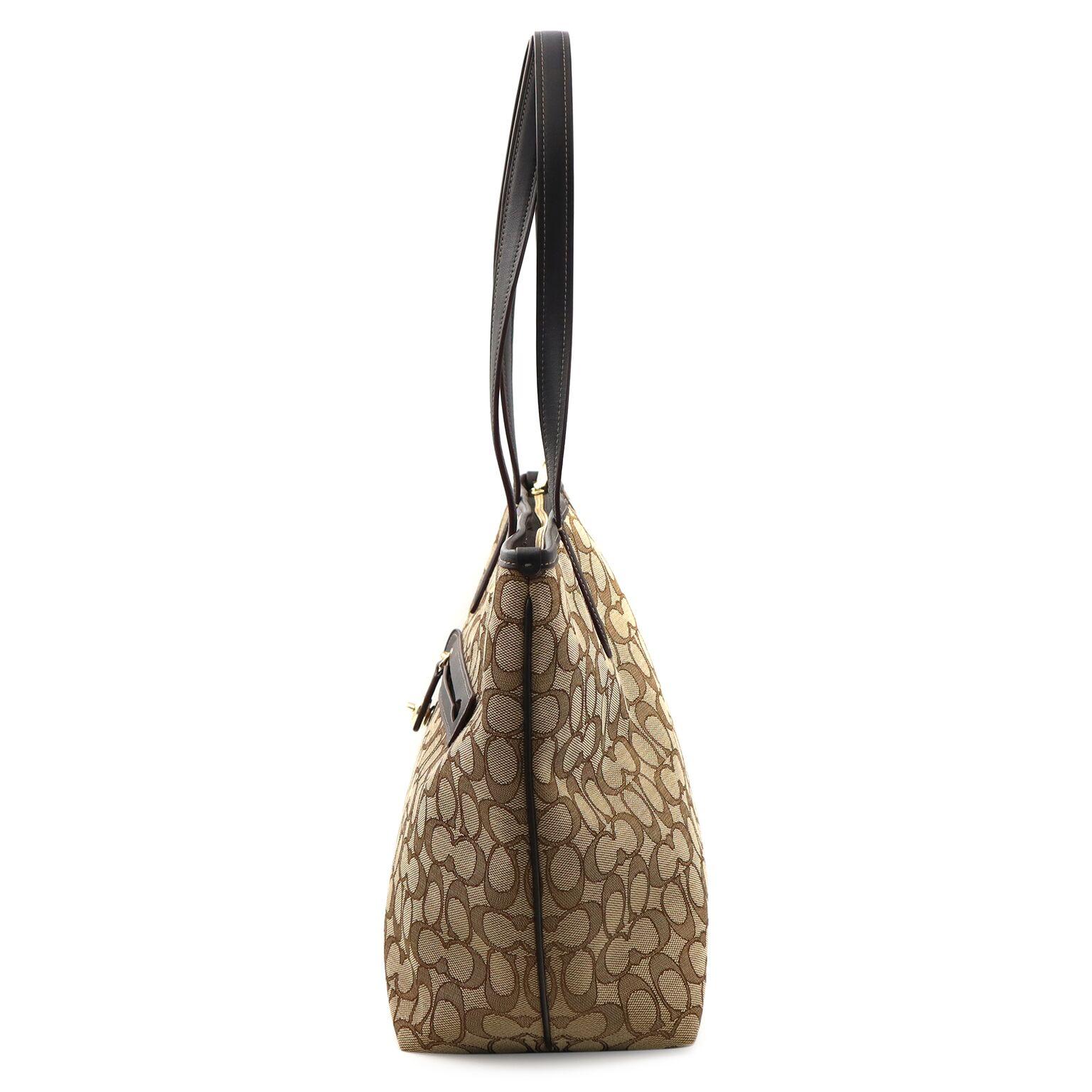 Coach Signature Taylor Women's Brown Tote 37229 LIC7C 3