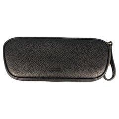 COACH Size One Size Black Leather Coin Purse