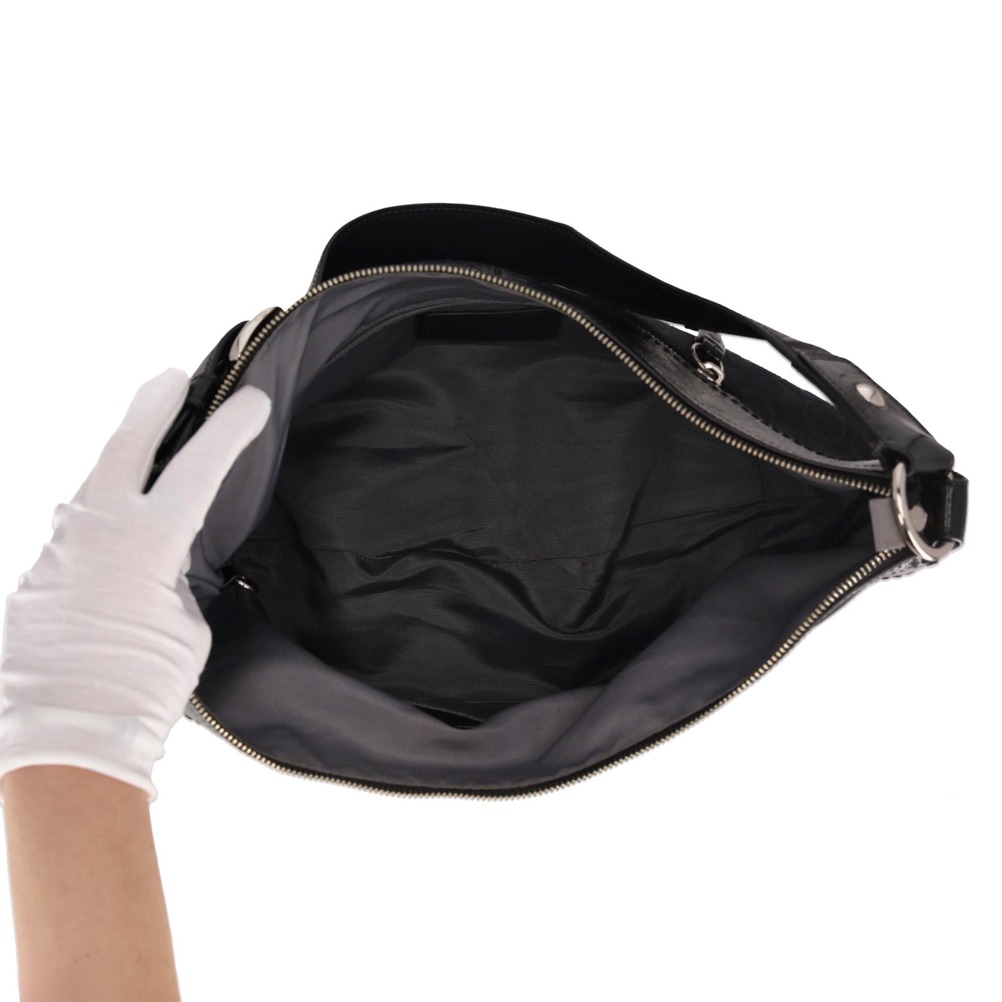 Sac hobo Coach Soho Monogram Jacquard Pour femmes en vente