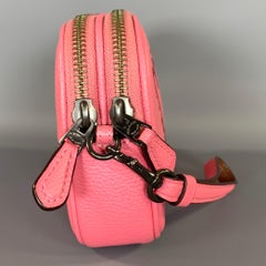 COACH SS2018  Pink Glitter Leather Cross Body Bag