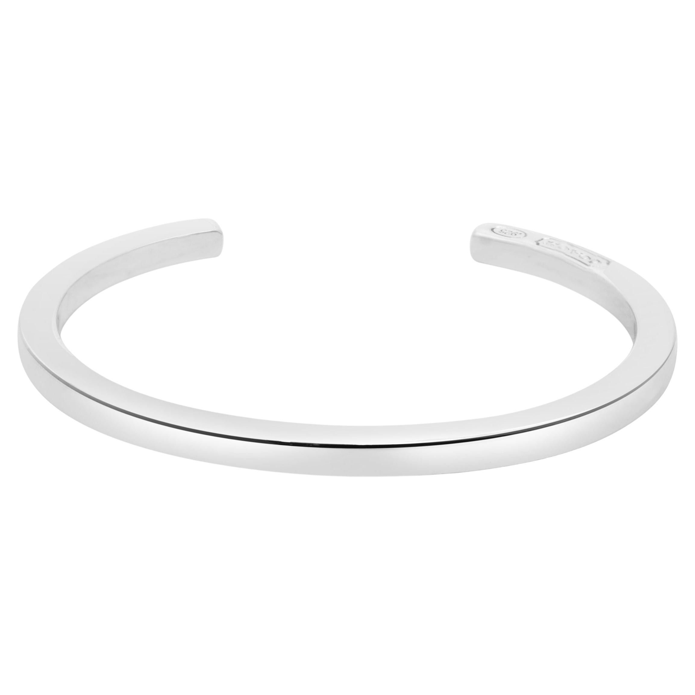 Brazalete Coach de plata de ley en venta