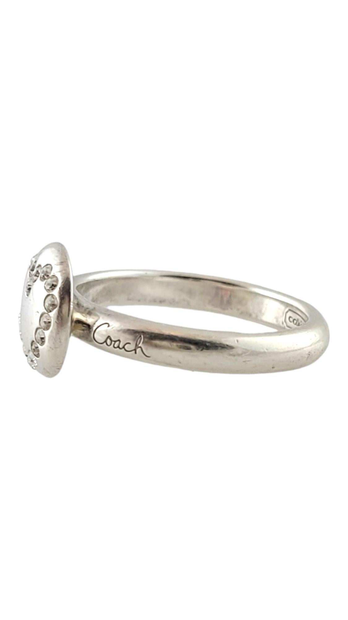 COACH Anello a cuore in argento 925 misura 7,25

Questo splendido anello del designer COACH è stato realizzato in argento sterling e decorato con 18 pietre chiare a forma di cuore!

Misura dell'anello: 7,25 
Gambo: 3,10 mm 
Anteriore: 10,0 mm X 10,0