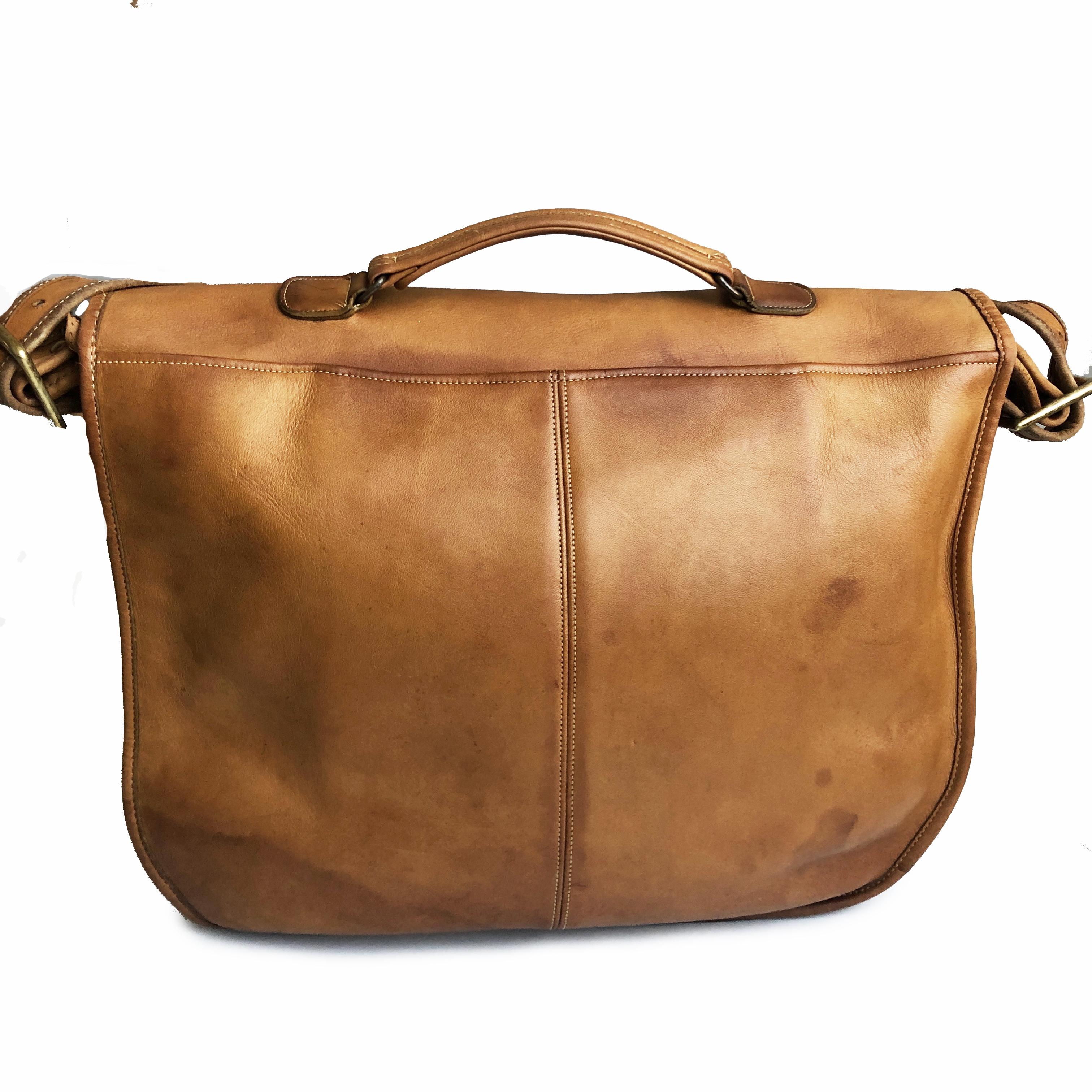 Coach Swag Bag Bonnie Cashin Large Leather Messenger Vintage 60s NYC Bag Rare 2