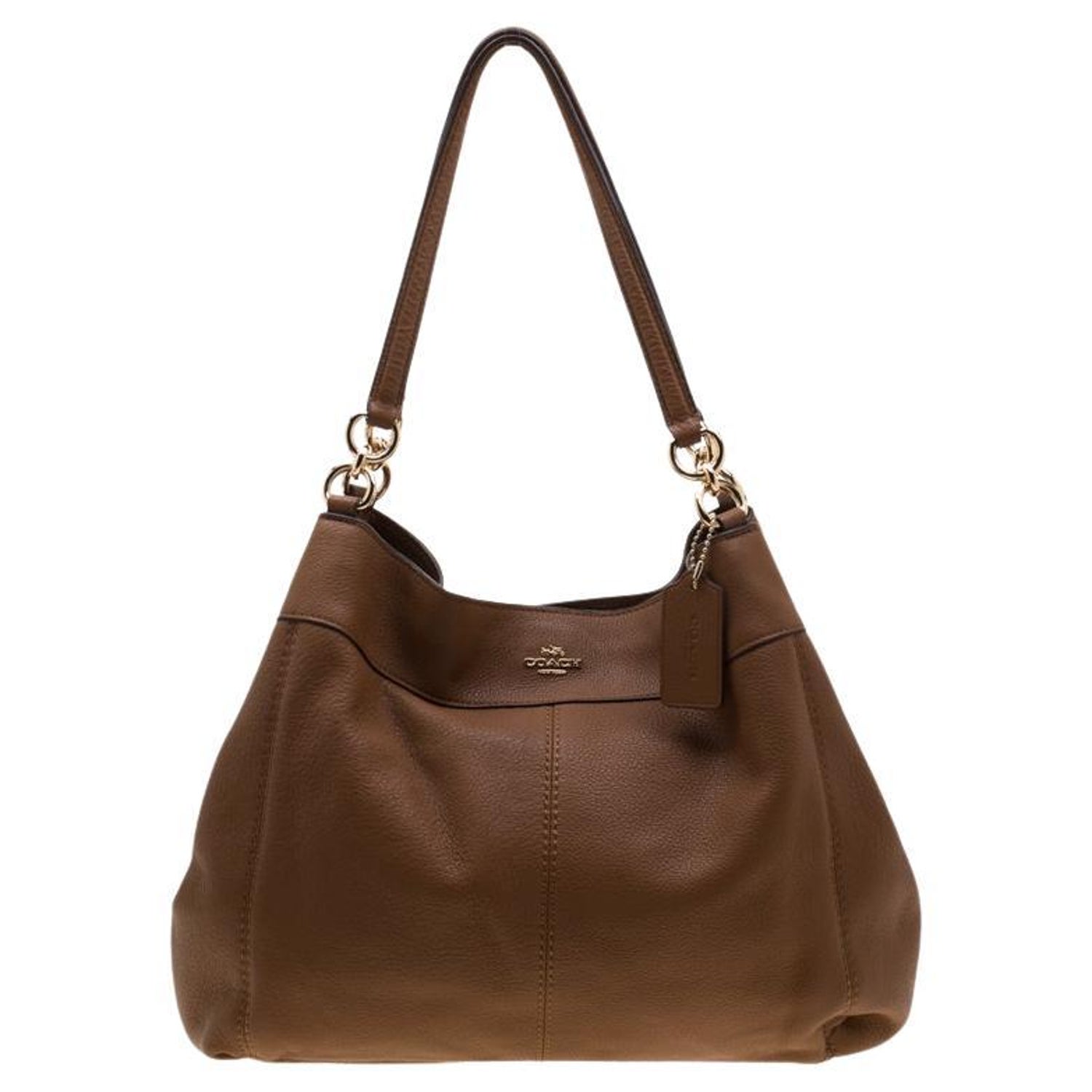 Coach Tan Leather Lexy Tote at 1stDibs
