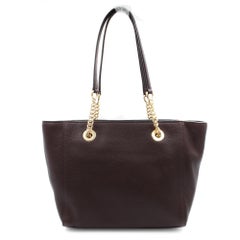 Coach Turnlock Oxblood Ladies Medium Leather Tote Handbag 57107