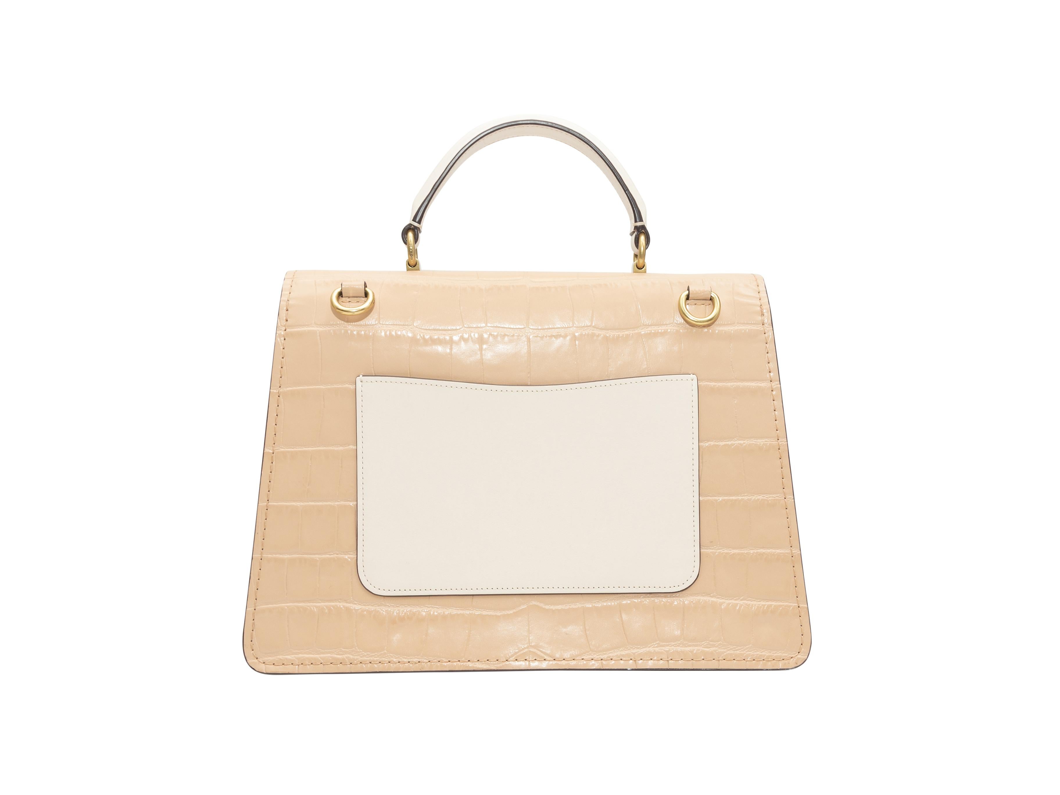 cream leather handbags