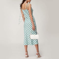 Coach White Signature Leather Nolita Pochette Bag