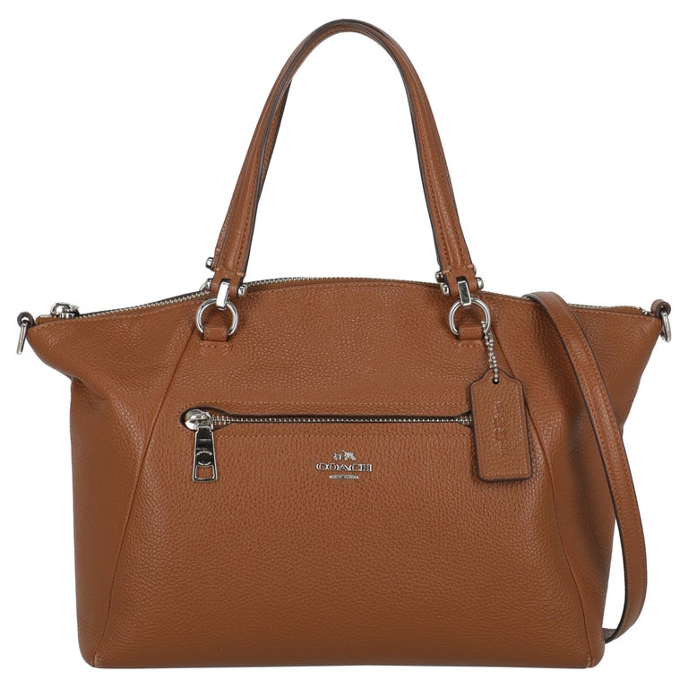 Coach Women Handbags Brown Leather For Sale at 1stDibs