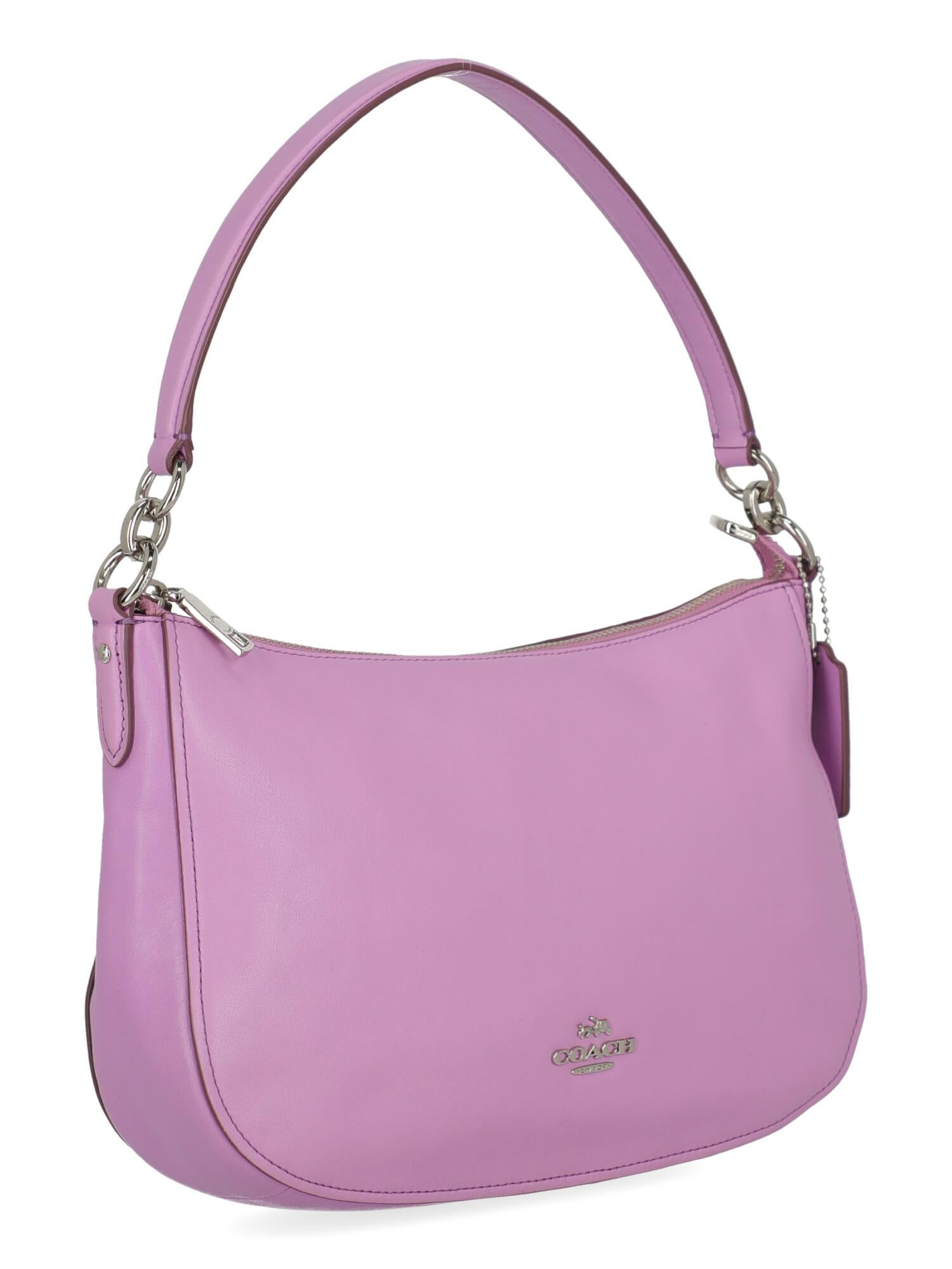 Descrizione del prodotto: Borsa a tracolla, pelle, tinta unita, fodera con logo, logo interno, cerniera con marchio, logo frontale, tracolla regolabile, chiusura con cerniera, tracolla rimovibile, finiture in tonalità argento, tasca interna con