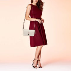 Coach x Disney Mickey Off White Leather Penny Crossbody Bag