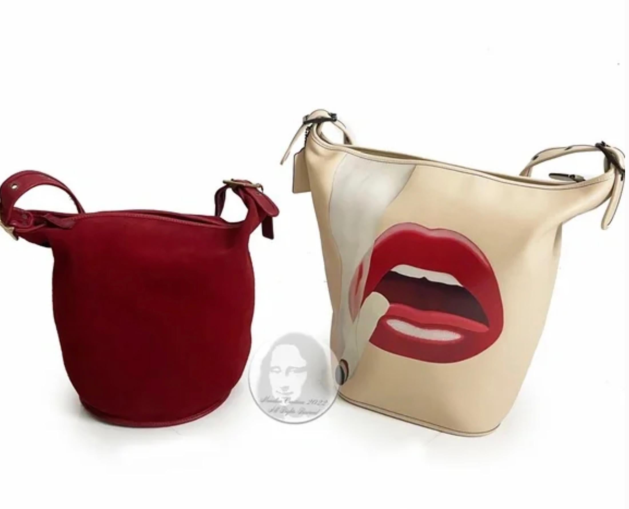 Coach X Tom Wesselmann Bag Duffle XL Bucket Bag Limited Edition Crossbody New 3
