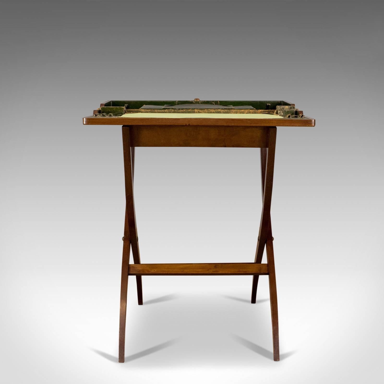 Complimentary front door shipping to the US, Canada, UK and the EU,

This is an antique coaching desk by Asprey London, an Edwardian folding, portable, travel writing table dating to circa 1910.

A superb example of an antique coaching desk
In