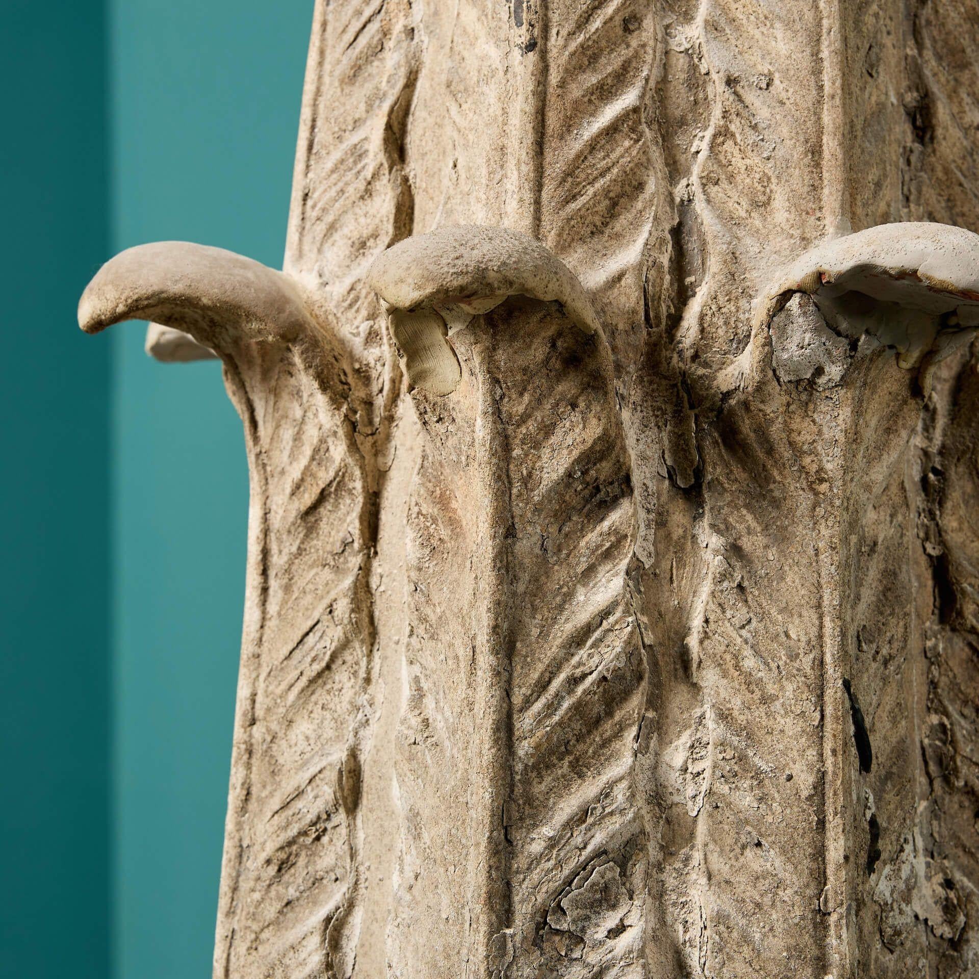 Coade Artificial Stone Finial In Fair Condition For Sale In Wormelow, Herefordshire