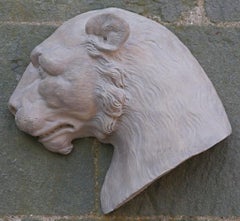 'Coade' Stone Model of a Tiger Head in Classical Style (18th c)