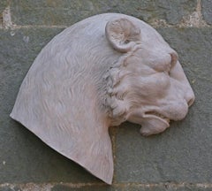 Modèle de tête de tigre en pierre "Coade" de style classique (18e siècle) 