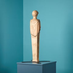 Coade Stone Mounted Caryatid Sculpture