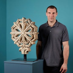 Coade Stone Style Pierced Floral Rosette