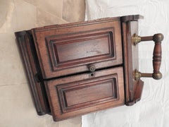 Coal Bucket Walnut Victorian, 19th Century