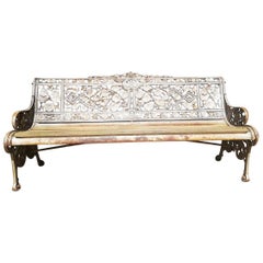 Coalbrookdale Aesthetic Movement Cast Iron Garden Bench, circa 1866