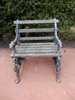 Coalbrookdale Antique Cast Iron Garden Chair