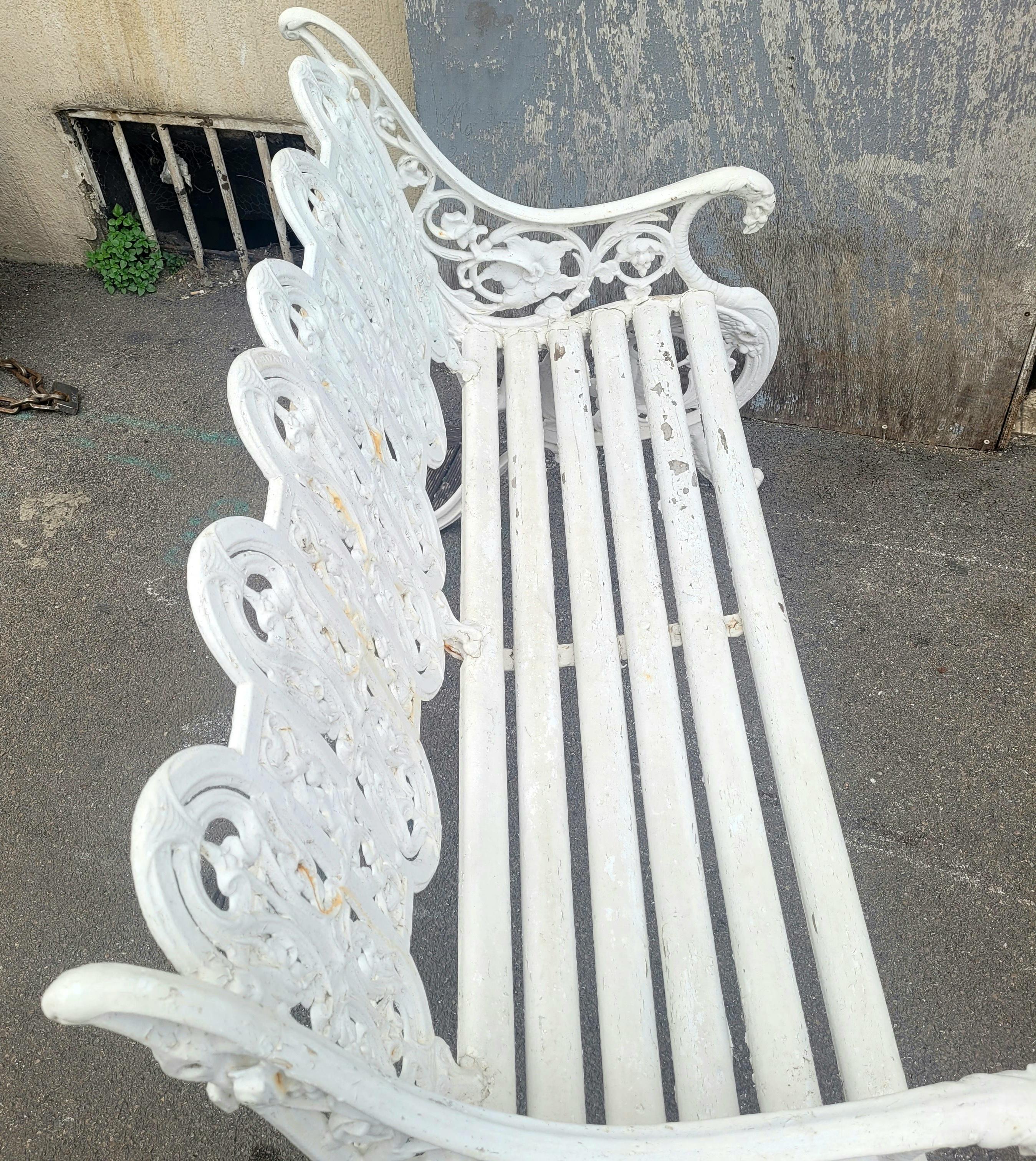 Coalbrookdale, Cast Iron Bench, 19th Century For Sale 7