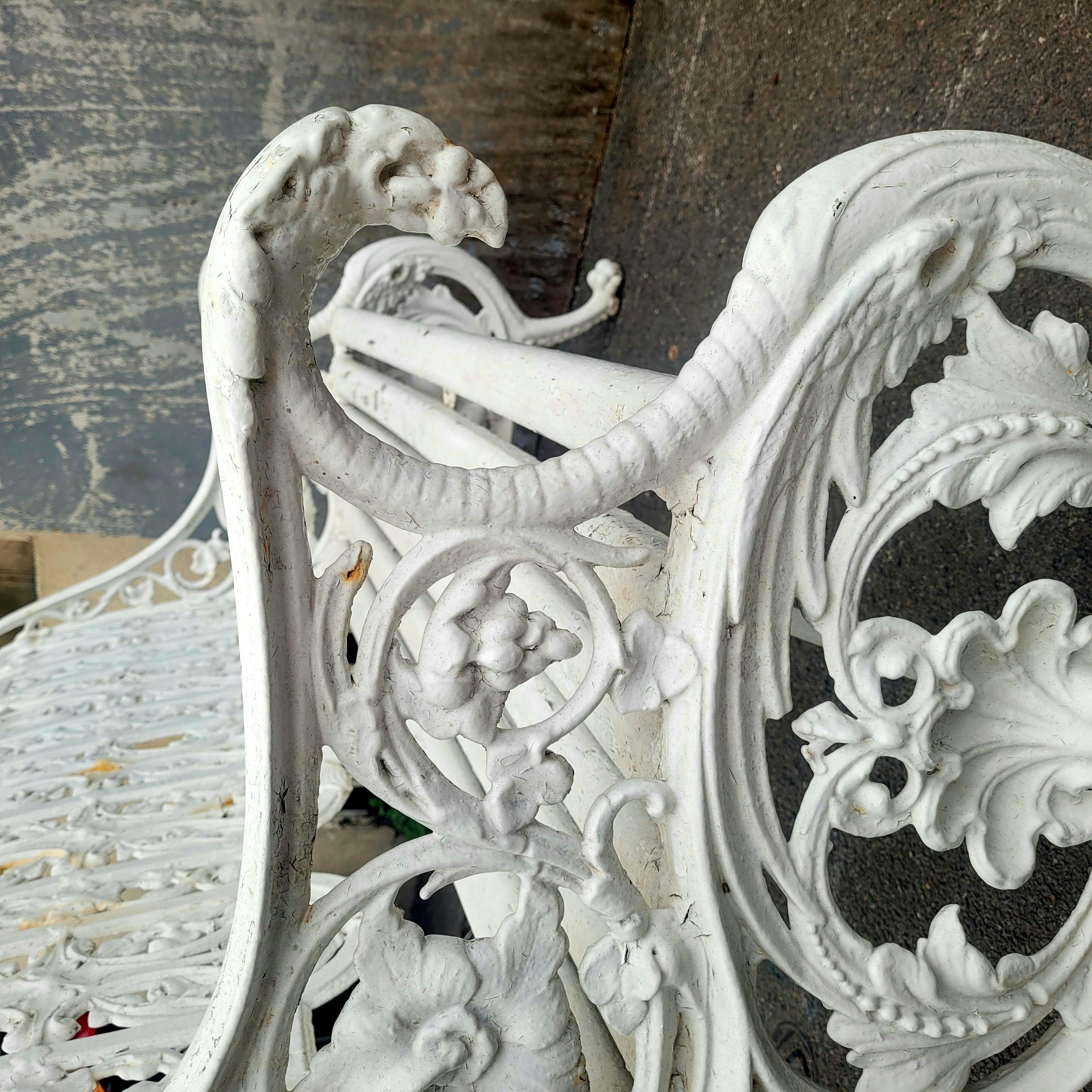 Coalbrookdale, Cast Iron Bench, 19th Century For Sale 9