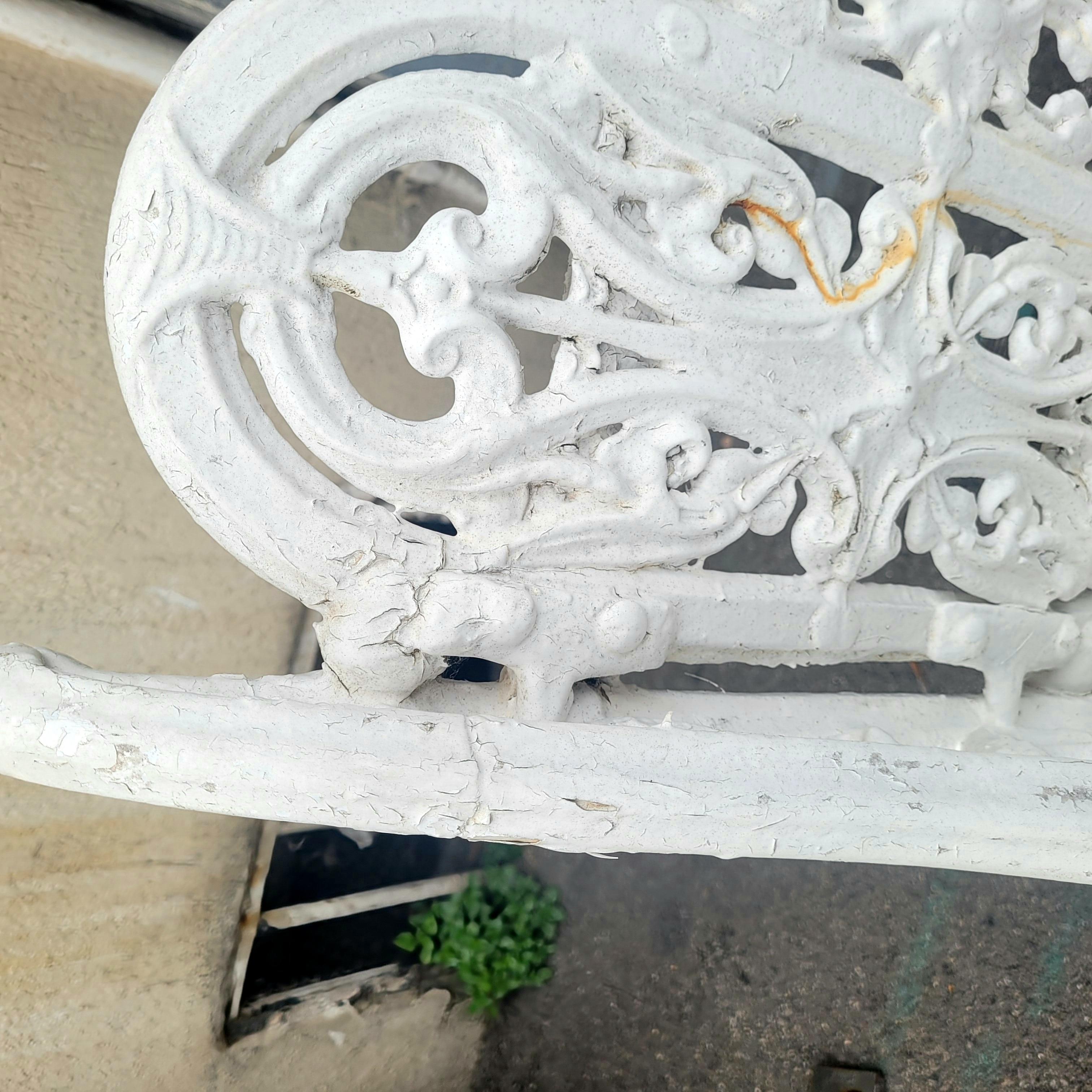 Victorian Coalbrookdale, Cast Iron Bench, 19th Century For Sale